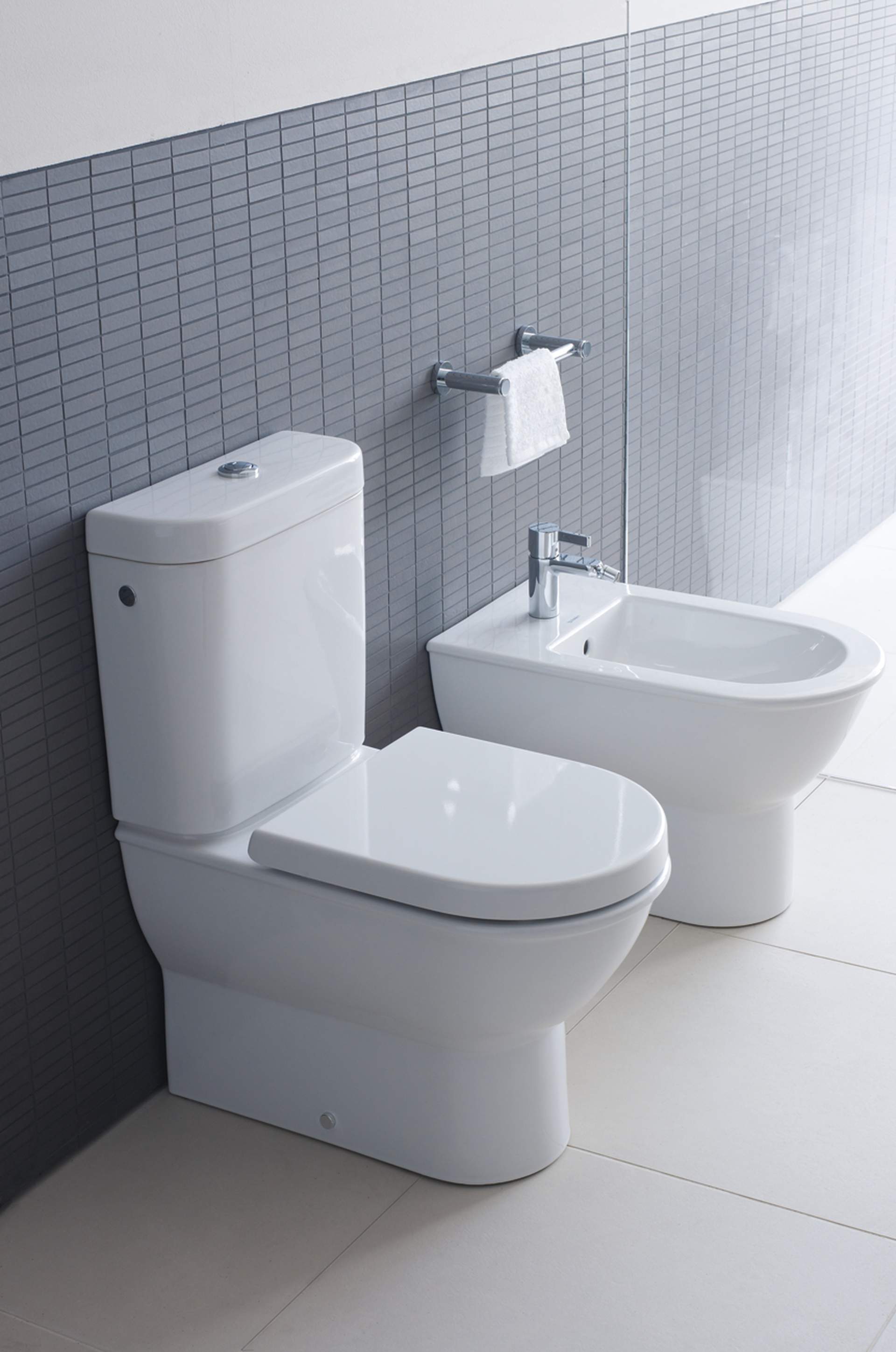 Barrier-free bathroom with height toilet
