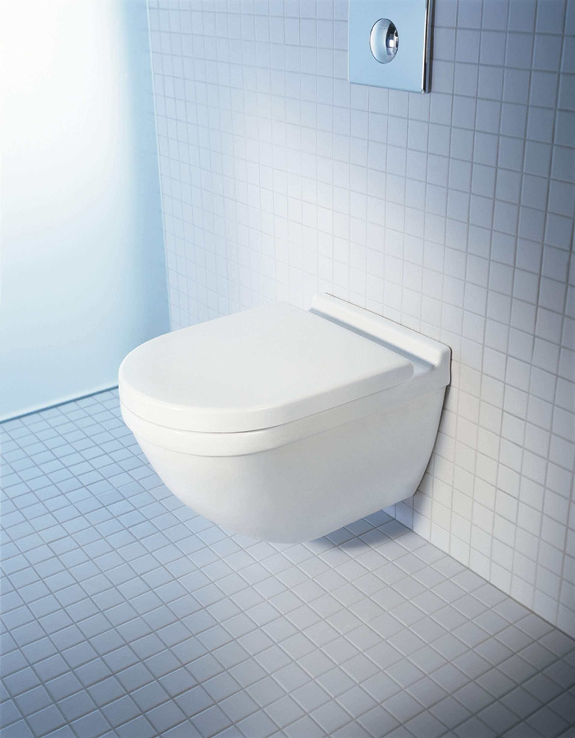 Barrier-free bathroom with height toilet
