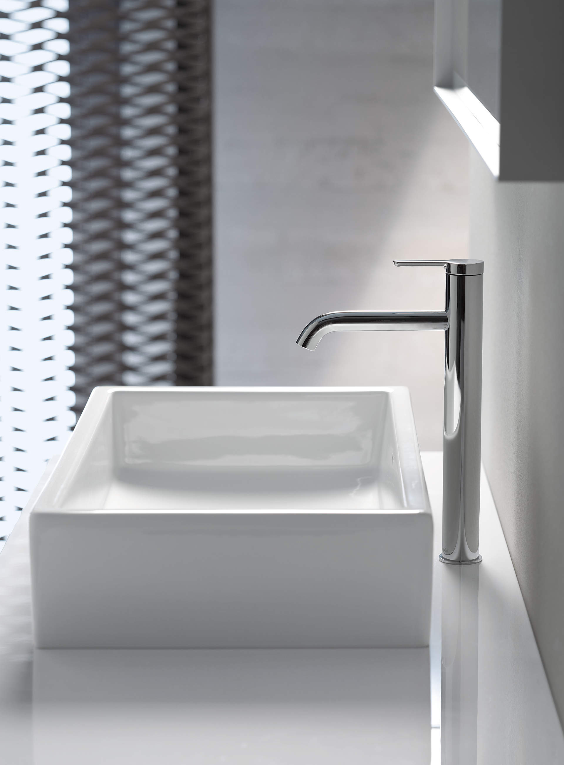 Barrier-free bathroom with height toilet
